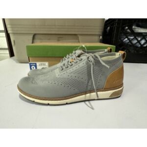 Jsport by Jambu Lincoln Casual Oxford Shoes- Knit Grey/ Tan, US 9
